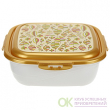 Контейнер 1,55 л для продуктов с декором 43119420698